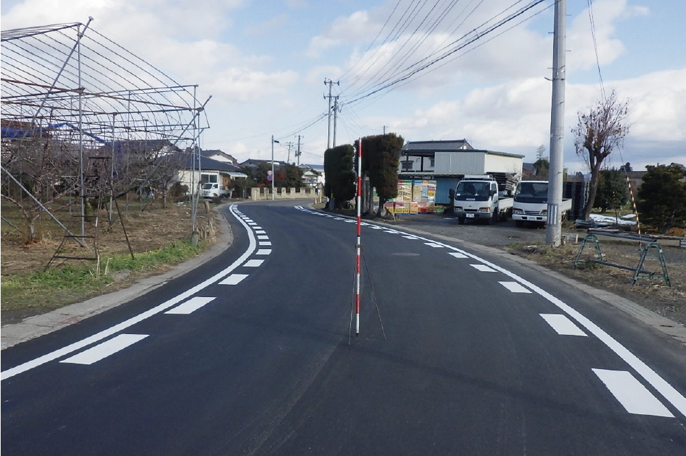【2025年01月完成】地域安全緊急対策事業 市道北沢又・鎌田線道路舗装修繕工事